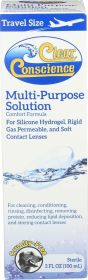 CLEAR CONSCIENCE: Contact Lenses Solution Multipurpose, 3 oz