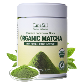 Matcha--Ceremonial Grade Organic Matcha Green Tea Powder,Premium First Harvest Unsweetened,1 0 0 Pure Matcha ForLattes,Smoothies,and Baking 60g 2.1oz-