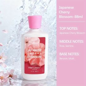 12-Fragrance Body Lotion, 10 Oz Per Bottle, Moisturizing And Fragrant Body Lotion, 12-hour Long-lasting Hydration, Contains Aloe Vera And Vitamin E, F (Option: Japanese Cherry Blossom)