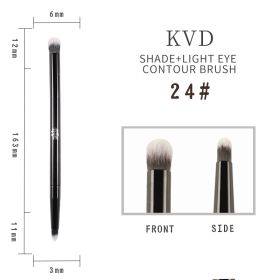 Kat Von D Makeup Brush Foundation Blush Highlight Concealer Powder Sculpting Eyeshadow Brush KVD Brand Makeup Brushes (Handle Color: 24)